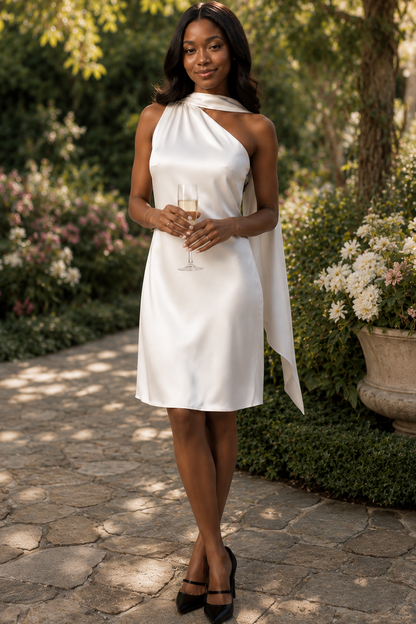 Scarf Mini Dress (S-3X)