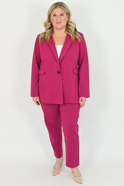 high rise pant pants tapered leg magenta plus size inclusive