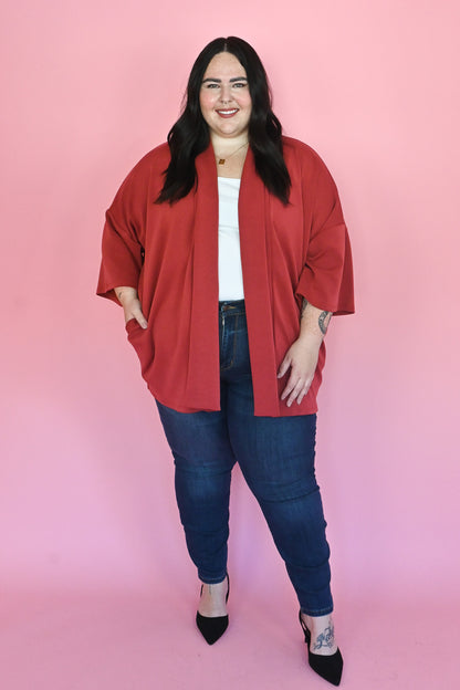 V By Valencia Luxe Boxy Cardigan (S-4X)