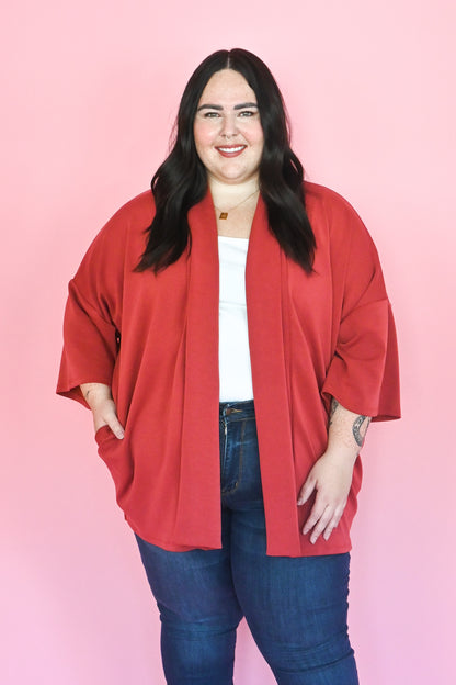 V By Valencia Luxe Boxy Cardigan (S-4X)